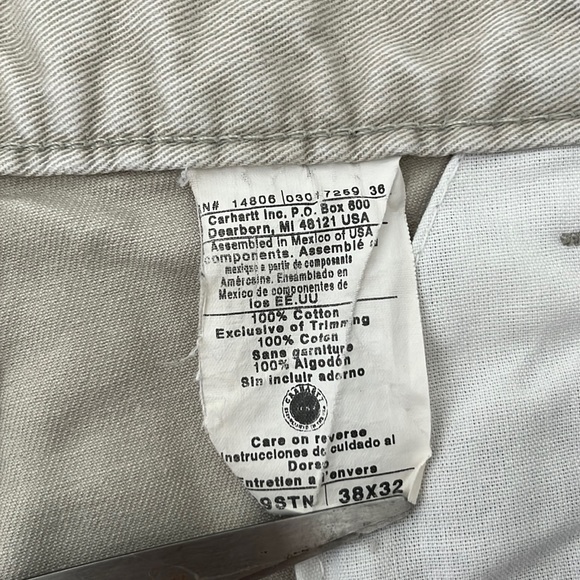 Carhartt khaki pants size 38 - Picture 7 of 12